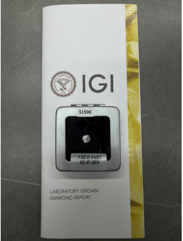 1.02ct  IGI Lab Grown Diamond 培育鑽石