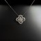 1.049CT 足鉑金 花形圍石培育鑽頸鏈 - 1.049CT PT950 FLOWER-SHAPE LAB-GROWN DIAMOND NECKLACE