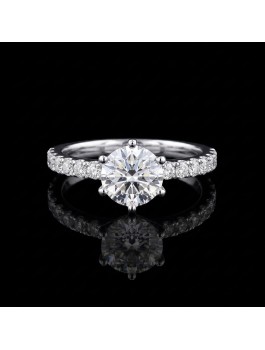 1.50ct 足鉑金 六爪鑲圓形培育鑽戒 - 1.50ct PT950 ROUND-CUT LAB-GROWN DIAMOND RING