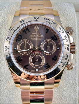 Rolex 勞力士 DAYTONA ◀️  116505 玫瑰金朱古力地通  2015年錶   (40mm)