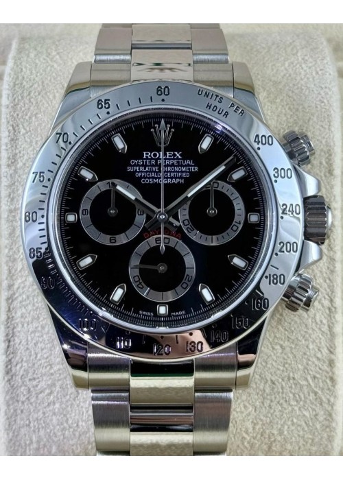二手 ▶️  Rolex 勞力士   DAYTONA ◀️  116520  黑面地通拿 (40mm)