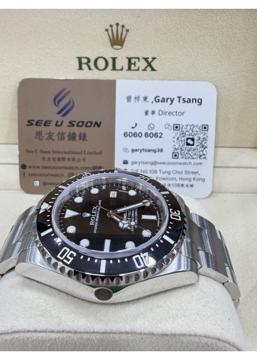 二手  ▶️  Rolex 勞力士  SEA-DWELLER ◀️   116600  2016年 (40mm)