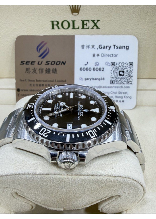 二手  ▶️  Rolex 勞力士  SEA-DWELLER ◀️   116600  2016年 (40mm)