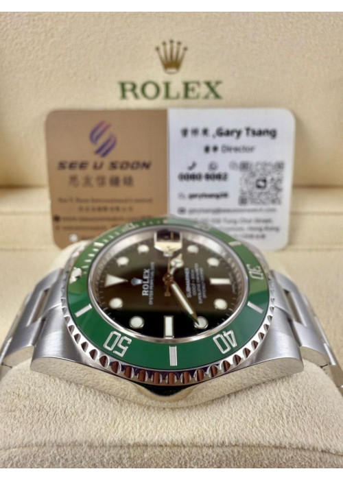 二手  ▶️  Rolex 勞力士 Submariner Date ◀️  116610LV   2019年錶    綠綠 (40mm)