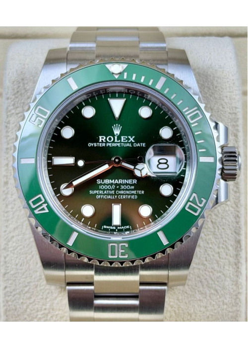 二手  ▶️  Rolex 勞力士 Submariner Date ◀️  116610LV   2019年錶    綠綠 (40mm)