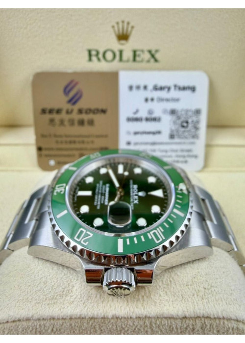 二手  ▶️  Rolex 勞力士 Submariner Date ◀️  116610LV   2019年錶    綠綠 (40mm)