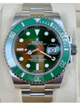 二手 ▶️  Rolex 勞力士 Submariner Date ◀️  116610LV  2013年錶  綠綠 (40mm)