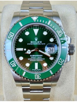 二手  ▶️  Rolex 勞力士 Submariner Date ◀️   116610LV   2018年  綠綠 (40mm)