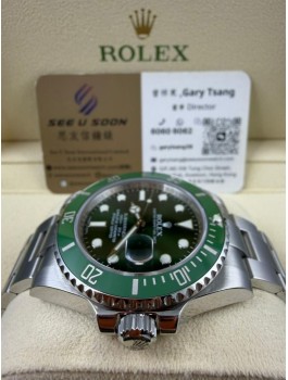 二手 ▶️  Rolex 勞力士 Submariner Date ◀️   116610LV  2015年錶  綠綠 (40mm)