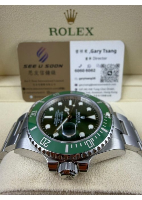 二手 ▶️  Rolex 勞力士 Submariner Date ◀️   116610LV  2015年錶  綠綠 (40mm)