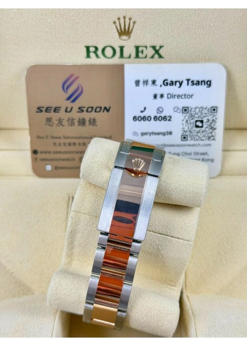 二手  ▶️  Rolex 勞力士 Yacht-Master ◀️   116621 玫瑰金鋼帆船  2019年 (40mm)