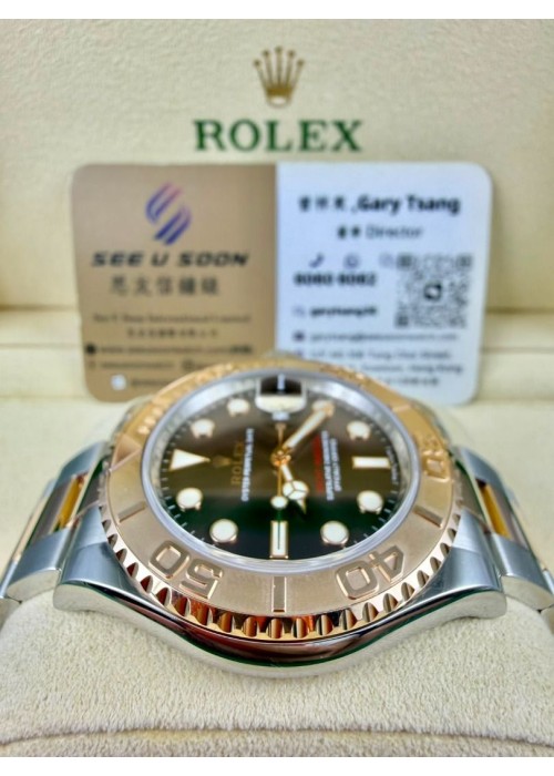 二手  ▶️  Rolex 勞力士 Yacht-Master ◀️   116621 玫瑰金鋼帆船  2019年 (40mm)