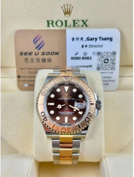 二手  ▶️  Rolex 勞力士 Yacht-Master ◀️   116621 玫瑰金鋼帆船  2019年 (40mm)