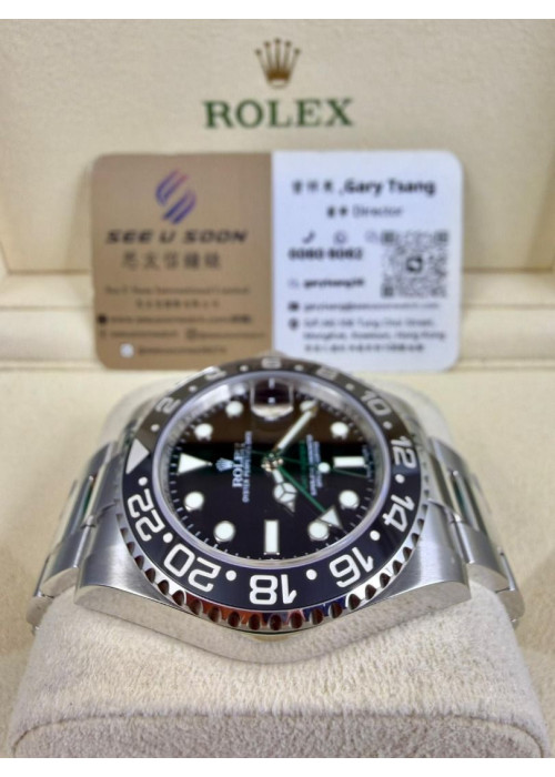 二手  ▶️ Rolex 勞力士  GMT-MASTER II ◀️  116710LN   2018年錶 (40mm)