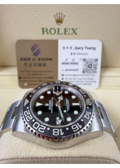 二手  ▶️  Rolex 勞力士  GMT-MASTER II ◀️  116710LN   2010年錶  (40mm)