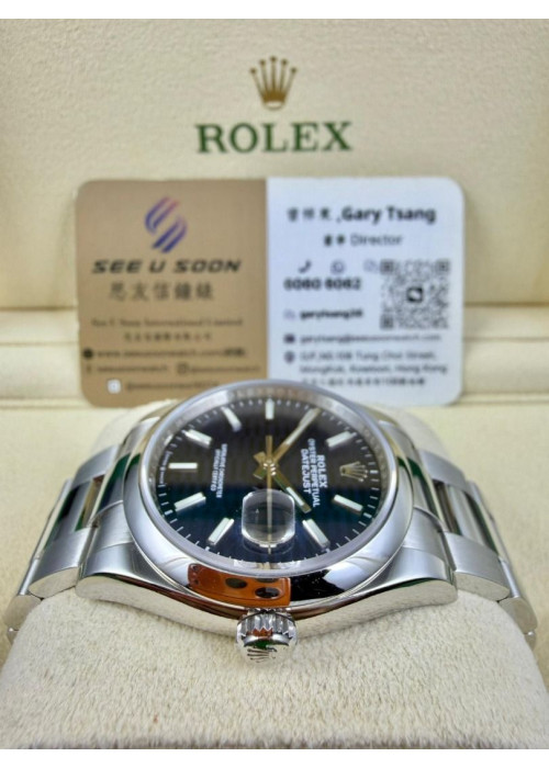 二手  ▶️  Rolex 勞力士 Datejust ◀️  126200 藍色坑紋面  2022年 (36mm)