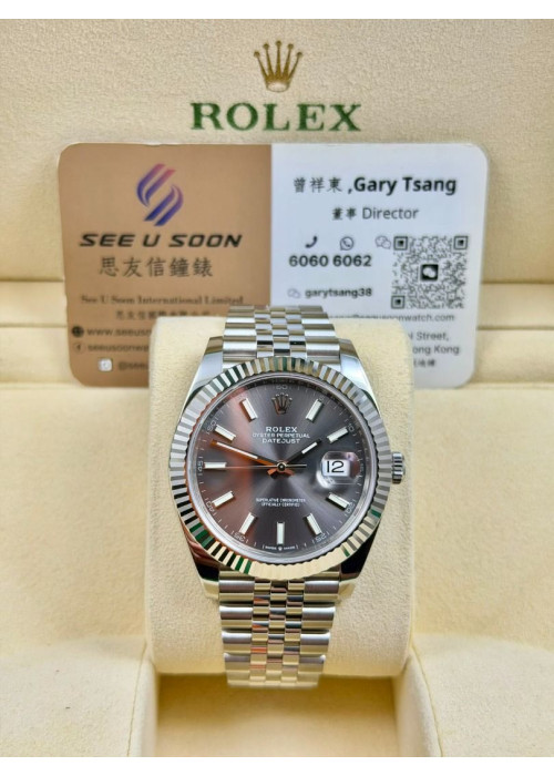 二手  ▶️  Rolex 勞力士  DateJust ◀️  126334   2021年錶  (41mm)