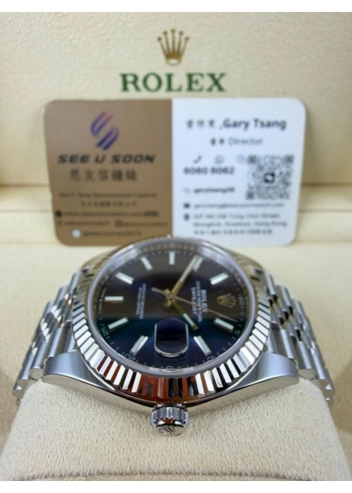 二手  ▶️  Rolex 勞力士 DATEJUST  ◀️   126334   2019年錶  (41mm)