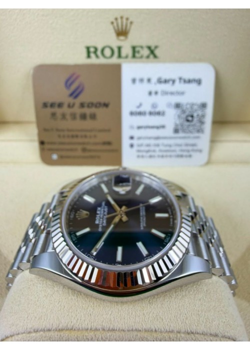二手  ▶️  Rolex 勞力士 DATEJUST  ◀️   126334   2019年錶  (41mm)