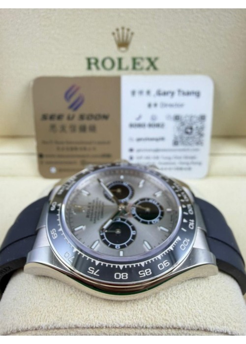 二手 ▶️ Rolex 勞力士  DAYTONA ◀️  126519LN  白金膠帶地通拿  2025年錶  (40mm) 