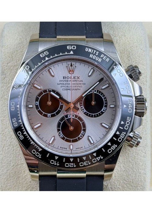 二手 ▶️ Rolex 勞力士  DAYTONA ◀️  126519LN  白金膠帶地通拿  2025年錶  (40mm) 