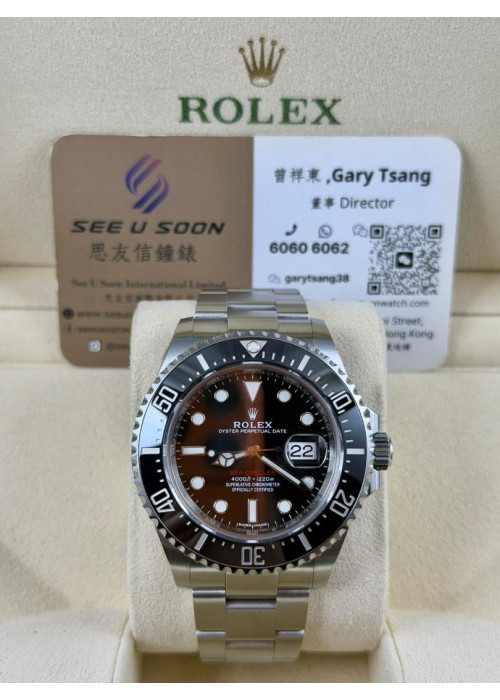 二手  ▶️  Rolex 勞力士  SEA-DWELLER ◀️  126600  2018年錶 (43mm)  