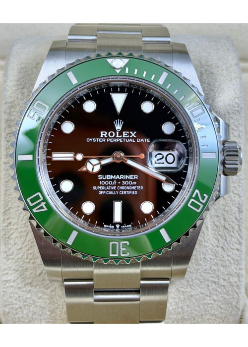 二手 ▶️  Rolex 勞力士 Submariner Date ◀️  綠黑 126610LV  2025年錶 (41mm)