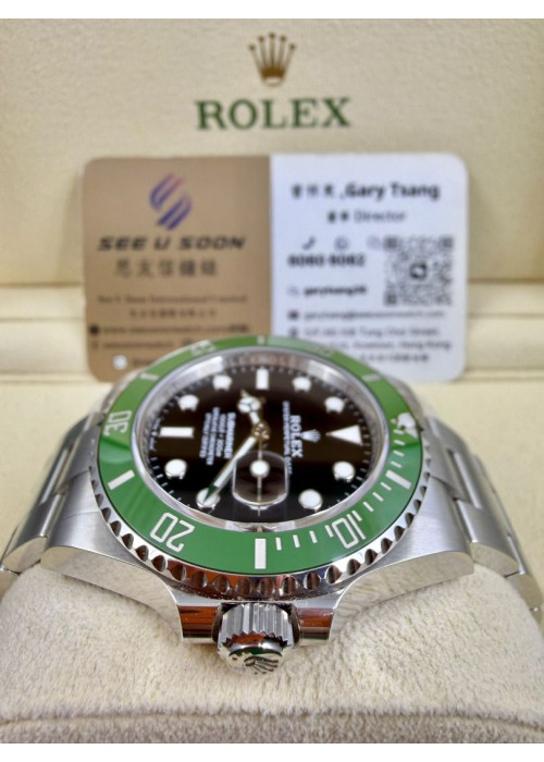 二手 ▶️  Rolex 勞力士 Submariner Date ◀️  綠黑 126610LV  2025年錶 (41mm)