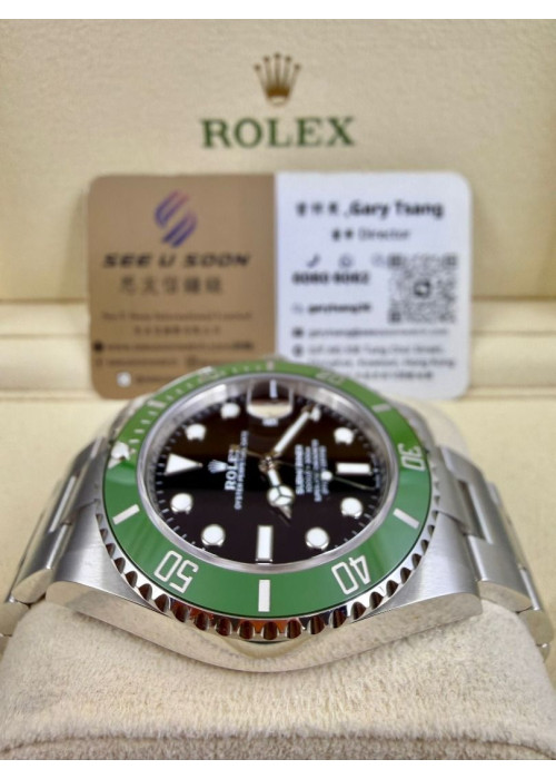二手 ▶️  Rolex 勞力士 Submariner Date ◀️  綠黑 126610LV  2025年錶 (41mm)