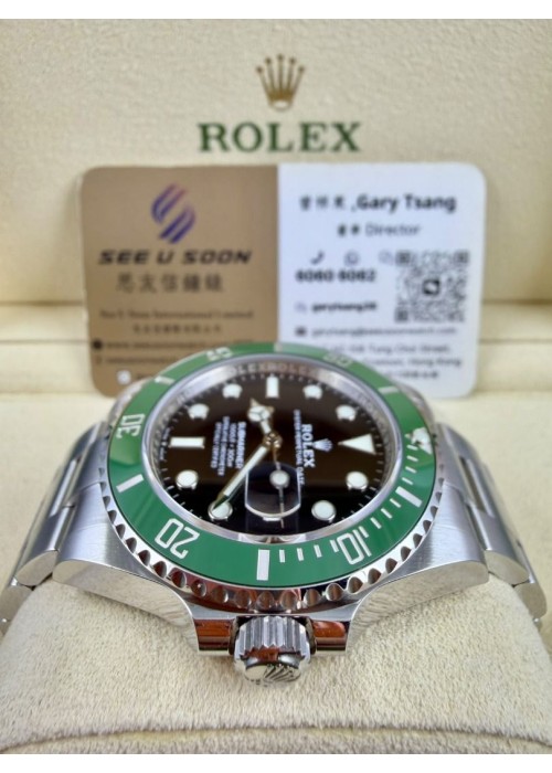 二手 ▶️ Rolex 勞力士 Submariner Date ◀️  綠黑 - 126610LV - 2022年錶 (41mm)