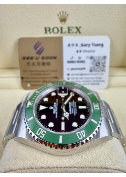 二手 ▶️ Rolex 勞力士 Submariner Date ◀️  綠黑 - 126610LV - 2022年錶 (41mm)