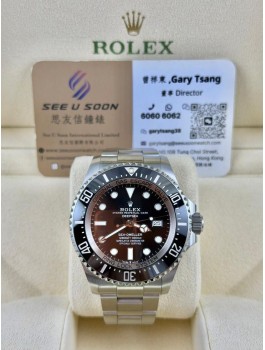 二手 ▶️  Rolex 勞力士 DEEP SEA   ◀️  126660  2019年 (44mm)