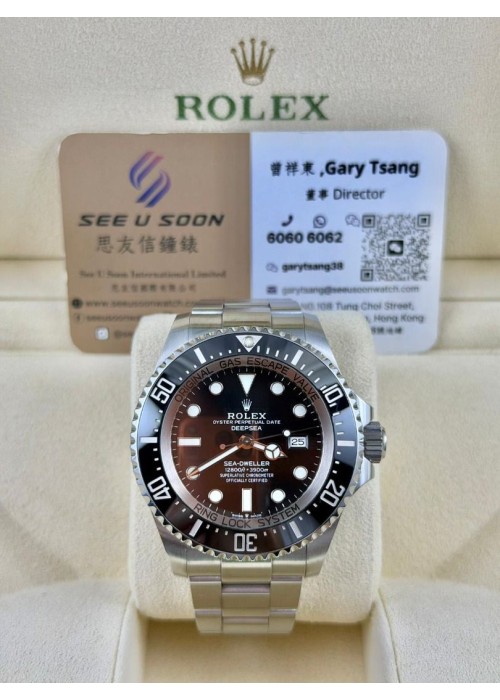 二手 ▶️  Rolex 勞力士 DEEP SEA   ◀️  126660  2019年 (44mm)