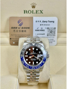 全新 100% NEW ▶️ Rolex 勞力士 GMT-MASTER II ◀️  126710BLNR    2026年錶 (40mm)