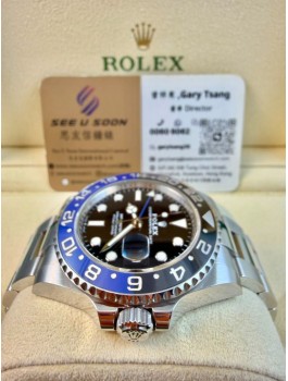 二手 ▶️  Rolex 勞力士  GMT-MASTER II ◀️  126710BLNR  2023年錶 (40mm)