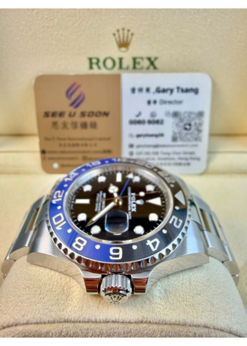 二手   ▶️  Rolex 勞力士  GMT-MASTER II ◀️  126710BLNR   2023年錶 (40mm)