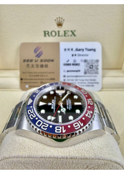 二手   ▶️  Rolex 勞力士 GMT-MASTER II ◀️  126710BLRO   2021年 (40mm)