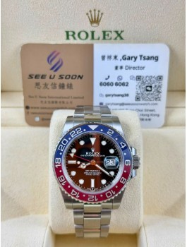 二手 ▶️  Rolex 勞力士 GMT-MASTER II ◀️  126710BLRO  2021年 (40mm)