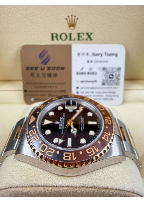 二手  ▶️  Rolex 勞力士   GMT-MASTER II ◀️  126711CHNR  2019年錶 (40mm)