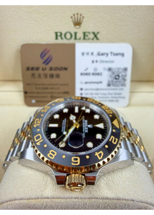 二手  ▶️ Rolex 勞力士  GMT-MASTER II ◀️  126713GRNR   2025年錶 (40mm)