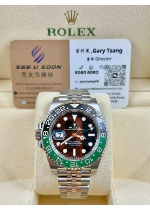 二手  ▶️ Rolex 勞力士  GMT  MASTER II ◀️  126720VTNR   2025年錶 (40mm)