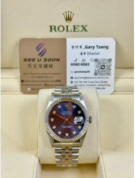 二手  ▶️  Rolex 勞力士 DATEJUST ◀️   16234  (36mm) 