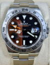 二手 ▶️  Rolex 勞力士 Explorer II ◀️  216570 大黑橙  2019年錶 (42mm)
