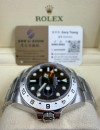 二手 ▶️  Rolex 勞力士 Explorer II ◀️  216570 大黑橙  2019年錶 (42mm)