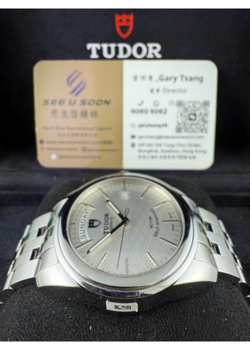 二手 ▶️ TUDOR 帝舵表 GLAMOUR DATE ◀️ 56000 2016年錶  (39mm)