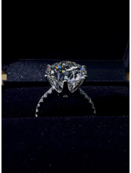 5.03ct Round-Cut IGI Lab Grown Diamond Ring  圓鑽培育鑽石戒指