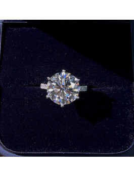 5.03ct Round-Cut IGI Lab Grown Diamond Ring  圓鑽培育鑽石戒指