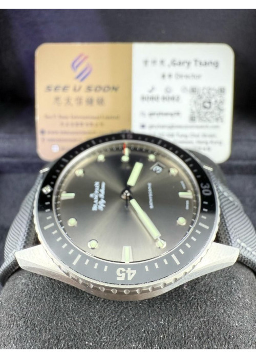 二手  ▶️ Blancpain 寶珀 Bathyscaphe ◀️ 5000 1110 NAKA   2014年錶  (43mm)