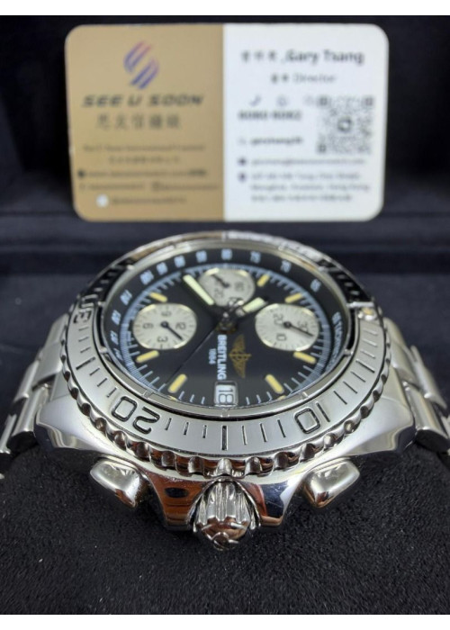 二手 ▶️ BREITLING 百年靈   CHRONOMAT  ◀️  A13051  2005年錶 (41mm) 