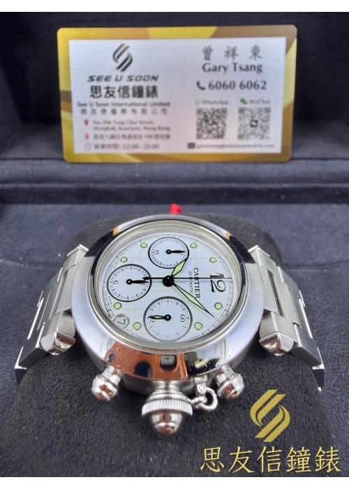 二手 ▶️  Cartier 卡地亞  Pasha C Chronograph ◀️   2412
